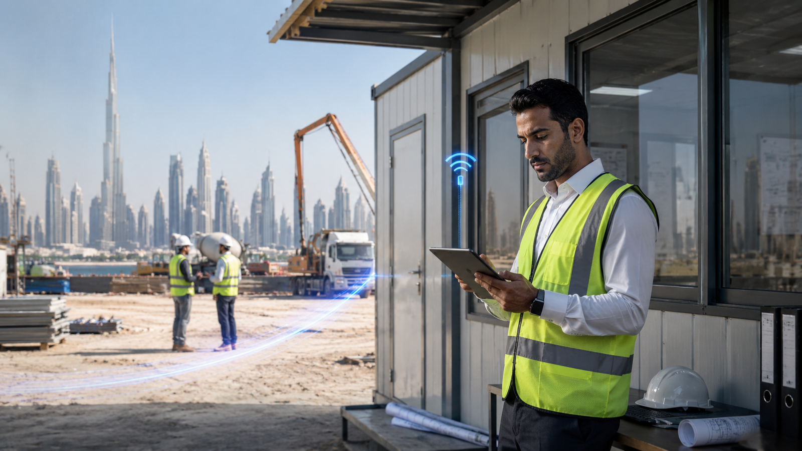 Project site and construction environment
