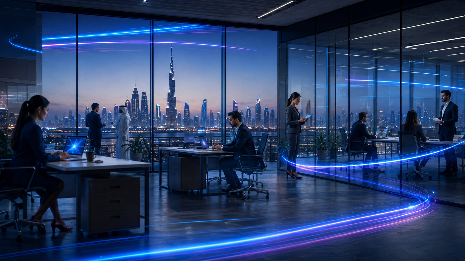 Office business environment